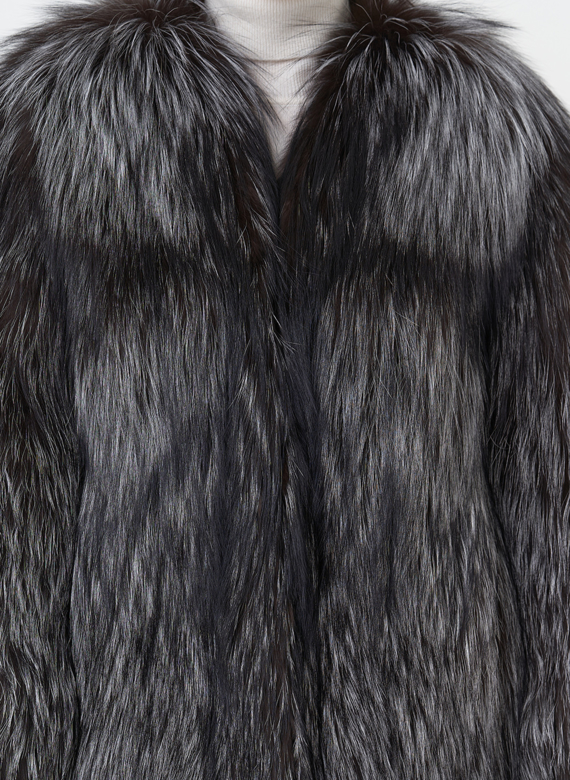 Куртка из чернобурой лисы