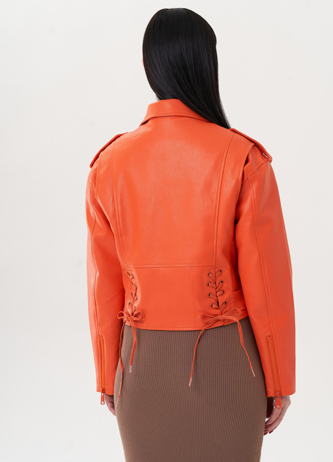 Укороченная куртка с английским воротником модель № 26797 универмаг малина