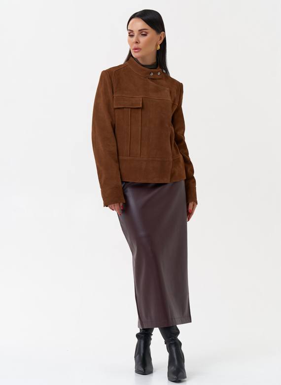 Замшевая куртка - футляр