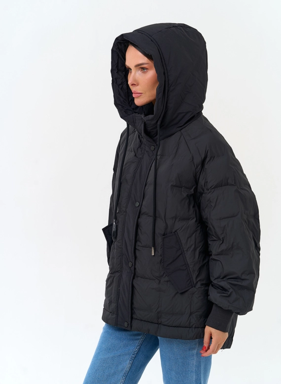 Женская куртка с капюшоном фото