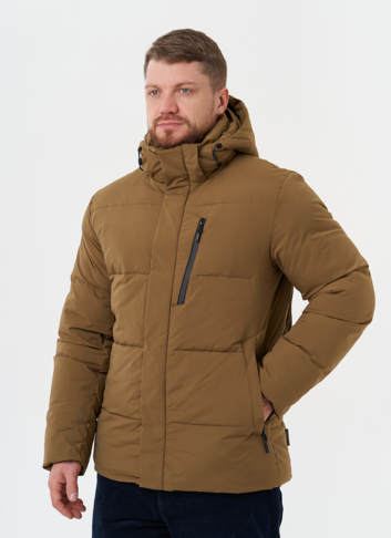 Мужской пуховик с капюшоном