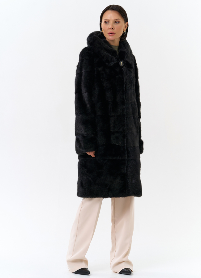 Шуба из норки модель № 24728 универмаг малина