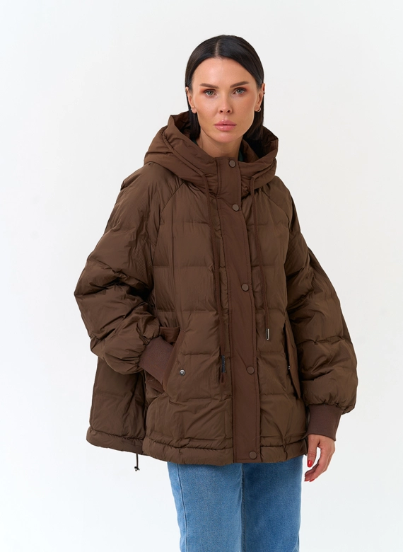 Женская куртка с капюшоном фото