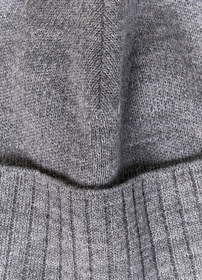 Шапка мужская серого цвета модель № 2903 универмаг малина