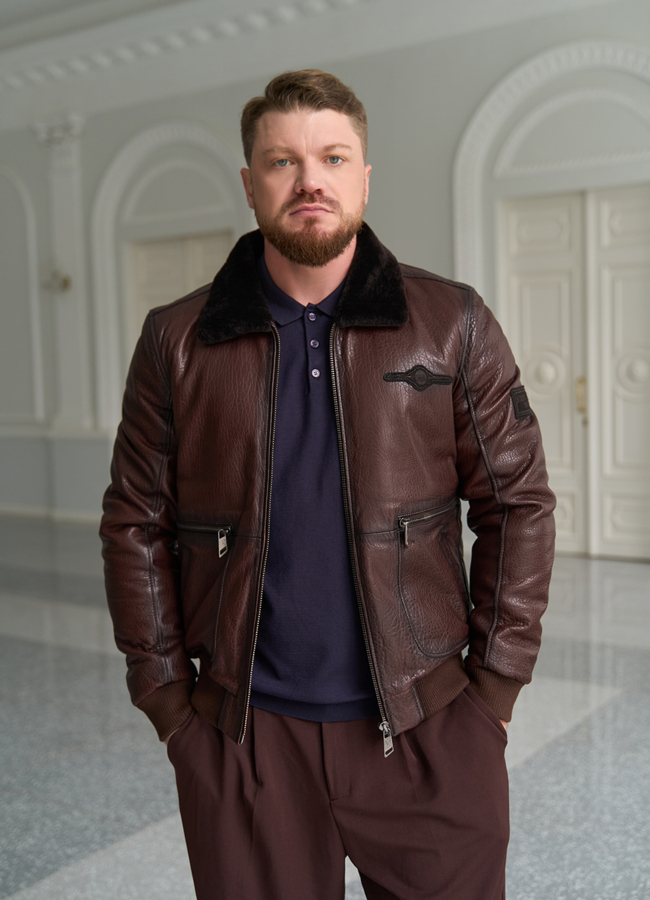 Мужская натуральная дубленка модель № 31794 в кредит